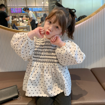 Foam Foam Home Custom Child Clothing 2022 New Girl Shirt Baby Long Sleeve Autumn Style Doll Shirt Child Autumn Clothing Lining Clothes