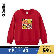 Piggy Banner Kids 2022 Spring Wear New Kids Pullover Long Sleeve Tops In Big Boy Boy Sweatshirt Girls