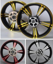Horizon race motorcycle sports car wheel gold steel ring double disc brake aluminum alloy front and rear wheel 17 inch wheel drum