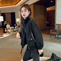 Small grain casual short coat female spring and autumn 2021 New chic early autumn super good-looking coat design sense minority