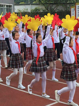 The opening of the games refueling Palm Gloves cheerleading hand creative props kindergarten dance admission Square
