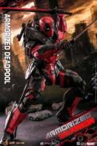 (Live)HotToys CMS09D42 1 6 Scale Armor Deadpool HT Armor Deadpool