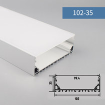 Aluminum alloy led embedded line aluminum slot light bar KTV office Hotel Club modeling light slot 10235