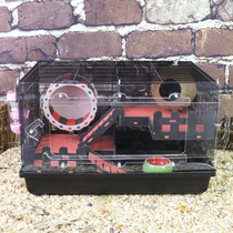 Hamster cage 60 47 base Cage changed to acrylic transparent cage oversized PS front door Golden Bear Flower Branch honey bag