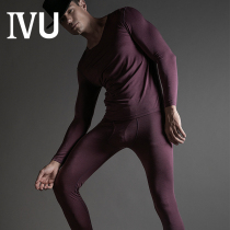 Anlifangs IVU mens V collar slim model Modale hit bottom cotton sweatshirt warm suit UD00089