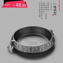 Day-style non-stick sushi cooking pot special cast iron pan pot with frying pan soup pot hot pot hanging pot induction cookers Gas generic