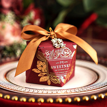 2020 new tremble with wedding candy box creative European wedding packaging paper box wedding candy gift box