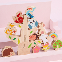 Children wear rope building blocks beads baby wearing beads toys early to teach puzzle baby 1-2-3-year-old male girls puzzle