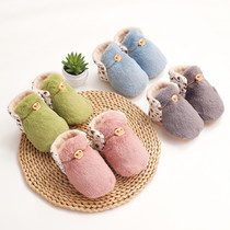 Newborn shoes autumn and winter baby socks warm Foot Guards foot covers winter shoes and socks cotton shoes baby plus velvet infants