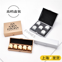 High-end dice fun screen Metal pure brass color Mahjong game toy small dice KTV props bar color