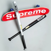 Baseball bat thickened alloy steel baseball bat iron stick prop weapon Car self-defense baseball bat Thin stick legal