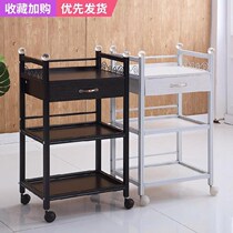 Tool car Hair instrument rack Barber shop shelf cabinet Floor cart Net red multi-functional beauty salon high-end