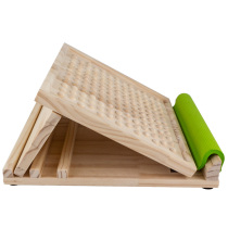Solid wood brace plate household fitness thin leg artifact folding brace stool inclined pedal brace plate meridian tensioner