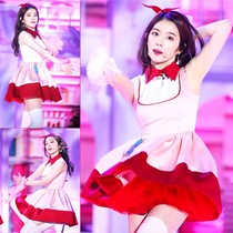 Performance suit jazz dance dress female adult Korean star red velvet with the same modern fashion stage dress