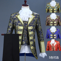 European mens court dress costume Prince Charming stage retro European drama performance costume adult