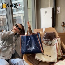 Simple padded bag bag clothing store bag atmospheric handbag clothes shopping bag can be customized logo plastic bag