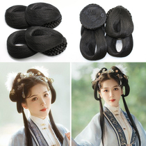 Ancient costume wig flower thousand bone shape cos hair bun photo studio shooting Zhao Liying fairy ancient wind small bone wig bag