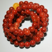 New Guilin Chicken Blood Dragon Sheng Red Jasper Natural Raw Stone Factory Direct Womens Three Circle Bracelet 9