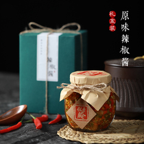Ni Lao pickled classic chili sauce boutique gift box farmhouse homemade noodle sauce under the meal spicy garlic sauce 400g