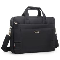 Business Computer Bag Oxford Cloth Briefcase Business Mens Handbag Briefcase Cross a4 File Information Bag Single Shoulder