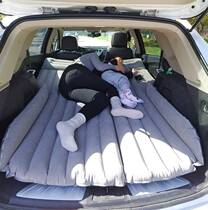 Car air mattress model y mattress thick flocking car mattress Tesla special air bed