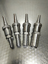 Flushing pigsty Flushing ground high pressure water gun nozzle submersible pump nozzle Stainless steel gun head water pipe spray car wash direct spray gun