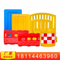 Three Holes Water Horse Water Injection Fencing Anticollision Bucket Road Construction Apron Traffic Municipal Plastic Isolation Pier Guard Rail Fence