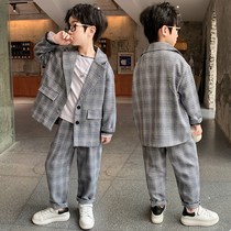 Balabala middle boy boy suit suit suit autumn dress British 12 spring autumn handsome foreign leisure children 10 men