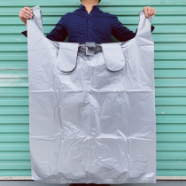 Special large number thickened moving packing bag oversized hand plastic bags Sub-large capacity Divine Instrumental Clothes Containing Luggage Bags