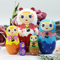 Russian jacket Head son Doll Dolls Little Head Dad Big movie The same 5-story Child Puzzle Toy Gift