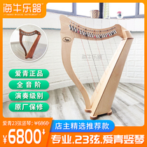 Aiqing harp Celtic Ireland 23 string 38 string vertical diatonic performance test professional portable beginner