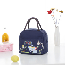 Childrens meal packaging bowl tote bag insulated aluminum foil cute cartoon Bento bag waterproof and oil-proof primary school lunch bag