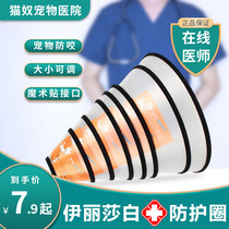 Elizabeth circle cat Hood dog hood dog hood anti-bite and anti-licking pet collar collar disgrace collar