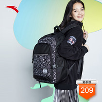 Anta Snoopy shoulder bag 2021 New Sports trend for men and women students schoolbag backpack travel bag