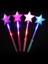 Gala five-pointed star glow stick star glow stick glowing magic wand concert childrens toys glowing stick