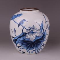 Jingdezhen antique ceramics Guangxu pastel home and Wanshixing lotus jujube altar home decoration display cabinet ornaments