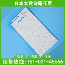 DAIKENJAPANESE Dajian mineral wool board Poetry dew flower language series Ceiling sound-absorbing board Light steel keel office ceiling