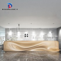 Modern Creative Company Lobby Reception Front Desk Special GRP Service Bar Hotel Mall Hotel Reception Cashier
