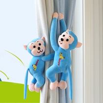 Curtain clip strap a pair of buckle light luxury high-end rope doll cute cartoon clip
