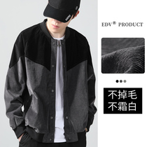 Autumn Corduroy coat mens color color vintage American flying jacket trend loose size boys baseball suit tide