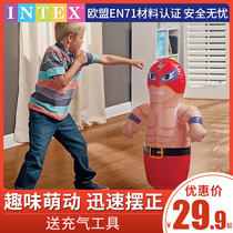 INTEX inflatable tumbler child boxing sandbag thickened puzzle kid less than Weng baby toy 1-15 years old