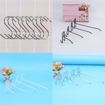 Mesh Sheet Hook Electroplating S Hook Bathroom Kitchen Cloak Clothing Hood Clothing S Shape Hooks Supermarket Hook Pendulum stall Dip Plastic Hook