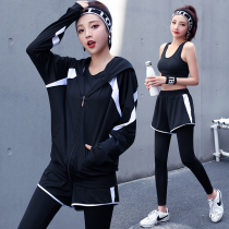 2021 spring summer foreign gas sports suit womens autumn winter ins net red fashion casual clothes yoga fitness running set
