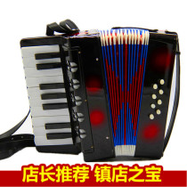  17-key 8 bass accordion Childrens enlightenment puzzle baby musical instrument toy Birthday toy Adult accordion 