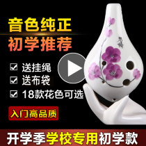 Ocarina 6 holes beginner students introductory Alto C tune six holes Ocarina AC children Adult Small musical instruments Mini Portable