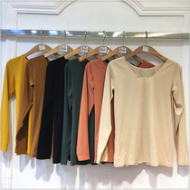 Ancient Princesss new ultra-thin 37-degree thermostatic fever-beating undershirt close-fitting beauty mask coat for womens winter no-mark and autumn clothes