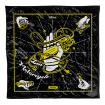 Zen and motorcycle square towel original motorcycle locomotive rider life Square Scarf neck cover sticker set wonderful driving