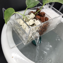 Large round cylinder special lotus cylinder Round ceramic cylinder filter aerated fish basin filter box Acrylic water circulation