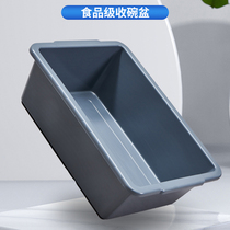 Discs tableware trolley hotel collection basin rectangular security inspection basket plastic box collection Bowl chopsticks car basket car service Basin