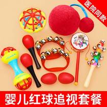 Newborn hearing baby toys 0-6 months chasing early education red ball vision training vision 3 baby 2 small